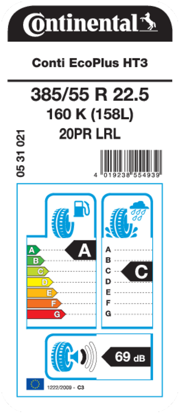 EU Tire Label HT3 EU Tire Label HT3
